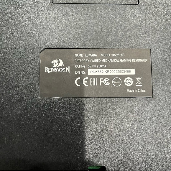{Redragon} Keyboard K552-KR - Picture 5 of 6